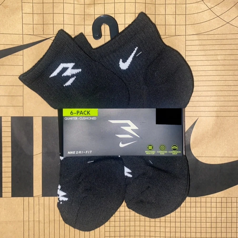 Nike dri-fit 3BRAND Performance quarter ankle socks 6 pairs